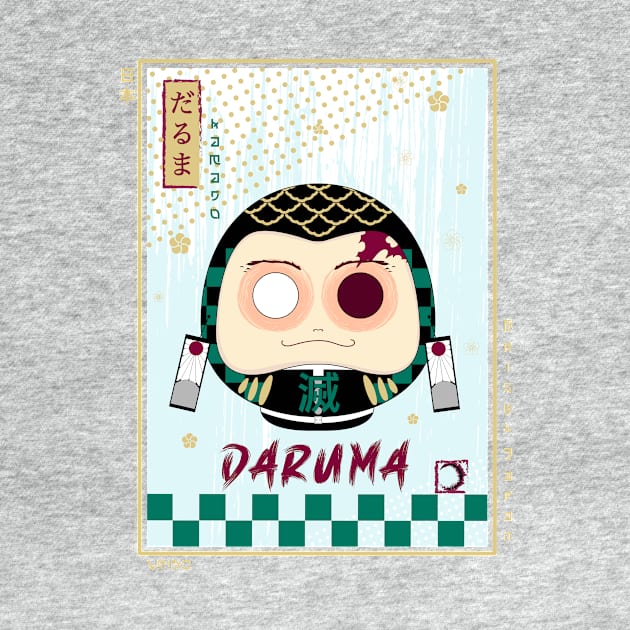 Daruma Tanjiro Ukiyo-e by Wimido
